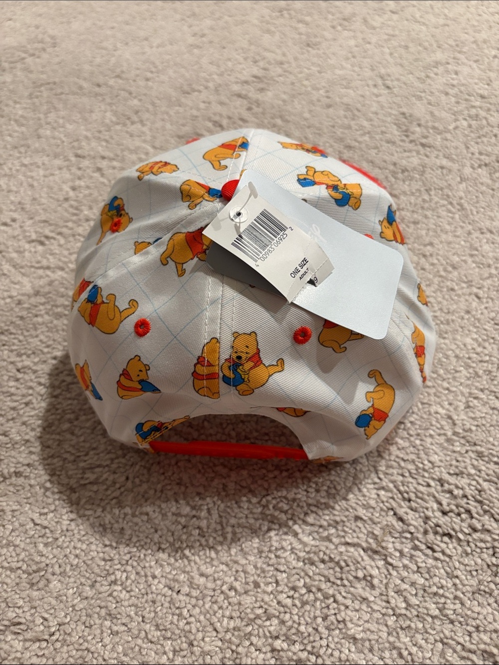 Winnie the Pooh adult Snapback Hat - brand new - Picture 2 of 5